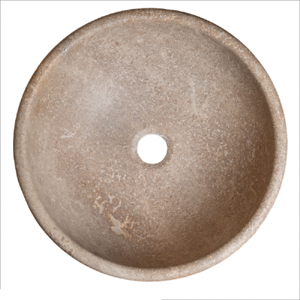 Vasque AVA travertin Noce - D.40xH16cm