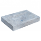 Vasque Mina travertin Silver - 70x45xH10cm