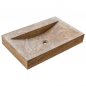 Vasque Mina travertin Scabos - 70x45xH10cm