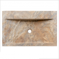Vasque Mina travertin Scabos - 70x45xH10cm