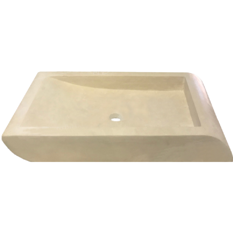 Vasque Elia travertin Light Mix - 70x40xH10cm