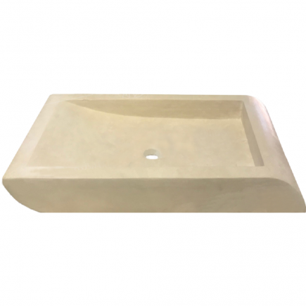 Vasque Elia travertin Light Mix - 70x40xH10cm