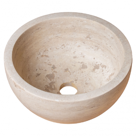 Lave-Main AVA travertin Light Mix - D.32xH15cm