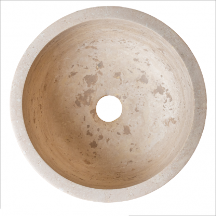 Lave-Main AVA travertin Light Mix - D.32xH15cm