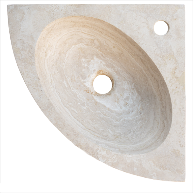 Lave-Main Aurore travertin Light Mix - 40x40xH10cm