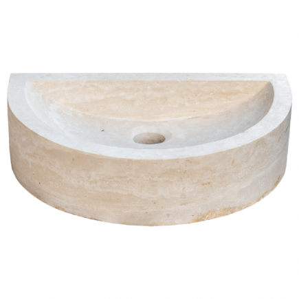 Lave-Main Clara travertin Light Mix - 40x26xH10cm