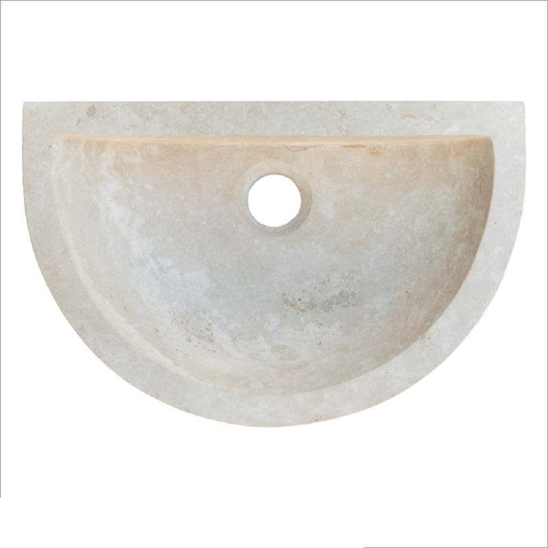 Lave-Main Clara travertin Light Mix - 40x26xH10cm