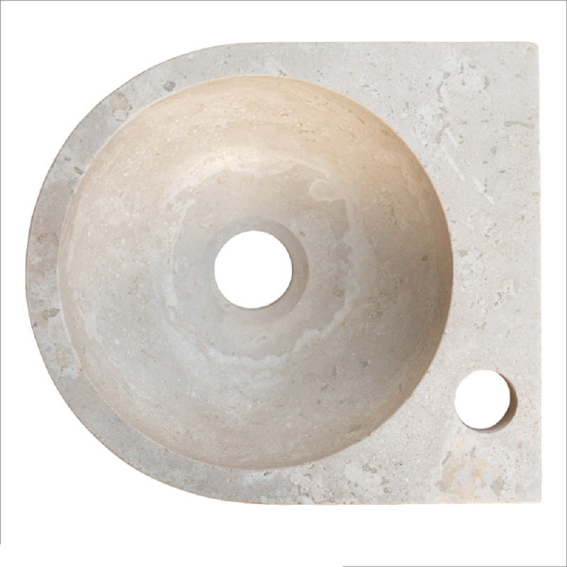 Lave-Main Talia travertin Light Mix - 28x25xH10cm