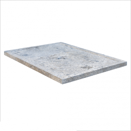 Receveur de douche travertin Silver 90x120x5cm