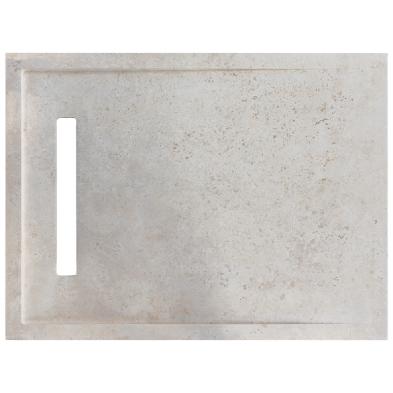 Receveur de douche caniveau travertin Light Mix 90x120x5cm