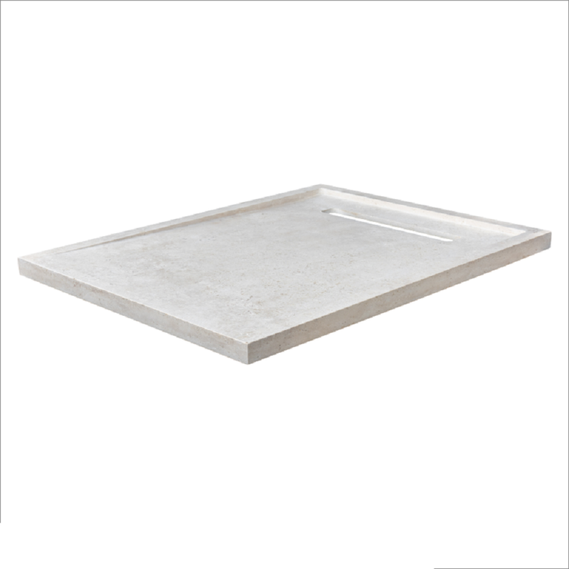 Receveur de douche caniveau travertin Light Mix 90x120x5cm