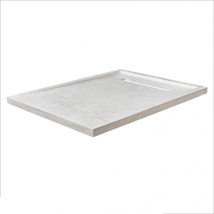 Receveur de douche caniveau travertin Light Mix 90x120x5cm