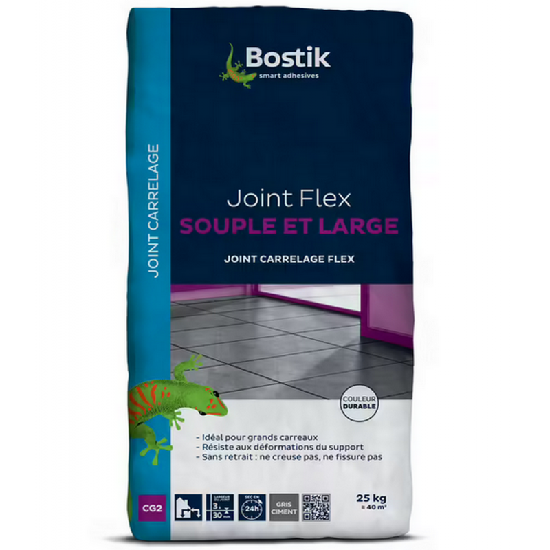 MORTIER-JOINT Flex CG2 gris ciment - 25 kg