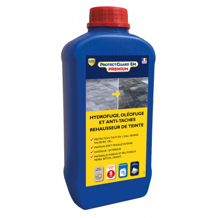 HYDROFUGE-OLEOFUGE effet mouillé PROTECT GUARD EM - 1L