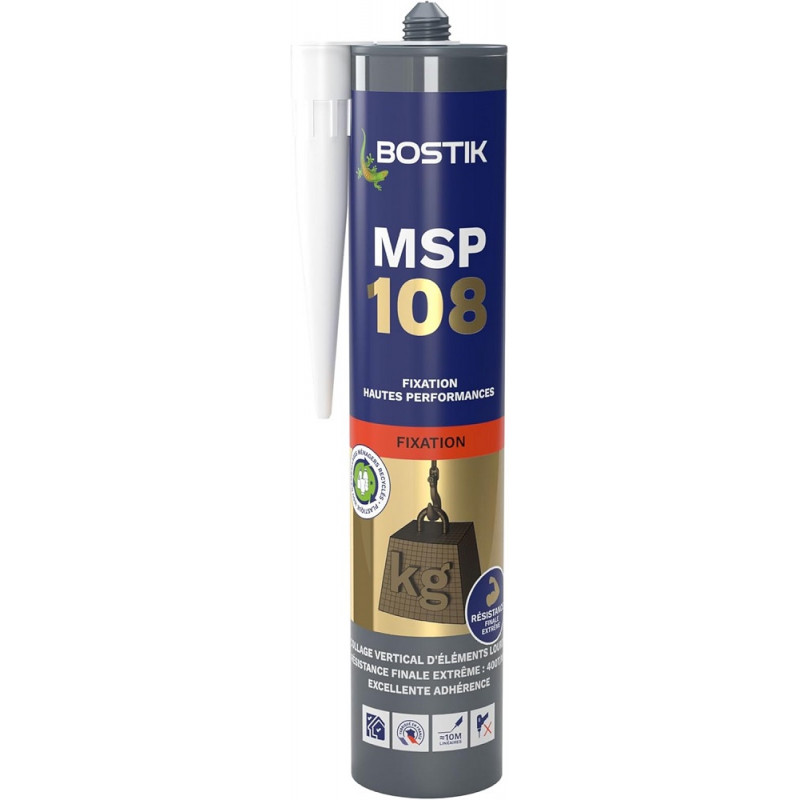 Mastic blanc de fixation BOSTIK MSP 108 renofix - 290 ML