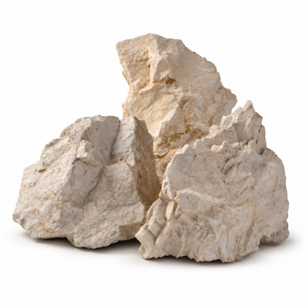Galet Concassé Blanc-beige - 70/120mm