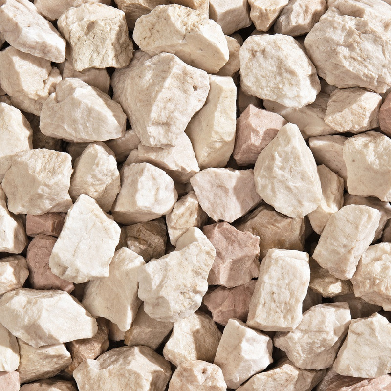 Galet Concassé Blanc-beige - 70/120mm Galet Concassé Blanc-beige - 70/120mm