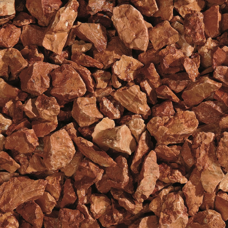 Galet Concassé marbre rouge - 70/120mm Galet Concassé marbre rouge - 70/120mm