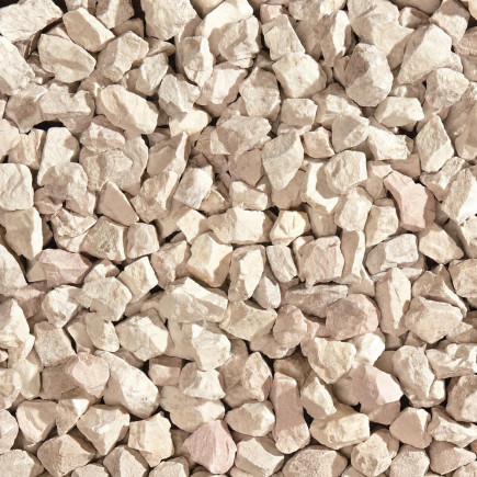 Galet Concassé BLANC/BEIGE - 22/30mm