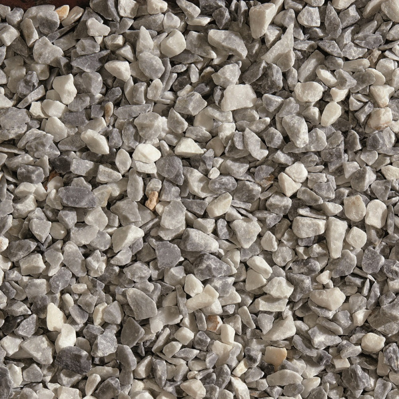 Galet Concassé marbre Gris - 8/12mm