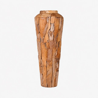 Jarre racine de Teck massif D60xh150 cm