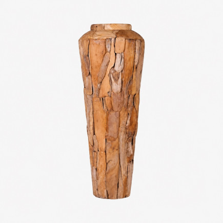 Jarre racine de Teck massif D60xh150 cm