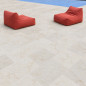 Carrelage en pierre ROYAL Beige sablé-brossé BLx60x1,8cm Carrelage en pierre ROYAL Beige sablé-brossé BLx60x1,8cm