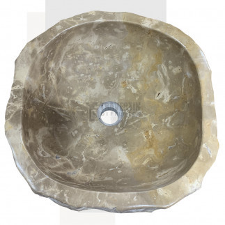 Vasque Natural marbre beige - 40/45xH15cm