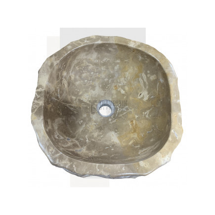 Vasque Natural marbre beige - 30/35xH15cm