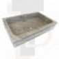 Evier Campagne travertin silver adoucie 90x60xH18cm