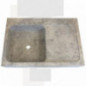 Evier Léo travertin silver adoucie 90x60xH18cm