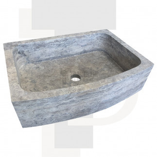 Evier Maxilly travertin silver adoucie 70x52xH18cm