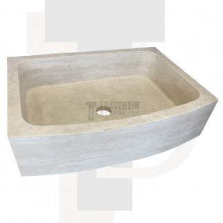 Evier Maxilly travertin beige adoucie 70x52xH18cm