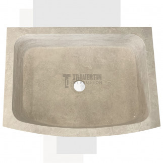 Evier Maxilly travertin beige adoucie 70x52xH18cm