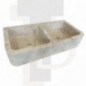 Evier Clovis travertin beige adoucie 90x45xH18cm