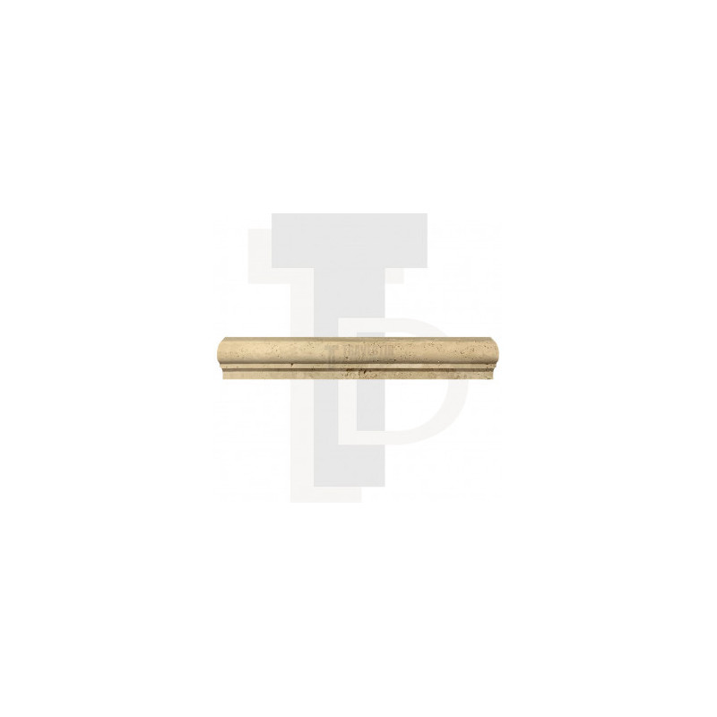 Corniche en pierre travertin PREMIUM 4,8x2,3x30,5cm