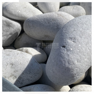Galet roulé marbre Blanc pur - 40/60mm