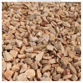 Galet Concassé marbre Rose de Valence - 6/10mm