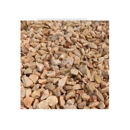 Galet Concassé marbre Rose de Valence - 6/10mm