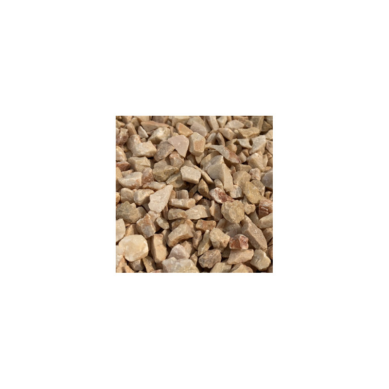 Galet Concassé marbre Rose de Valence - 6/10mm