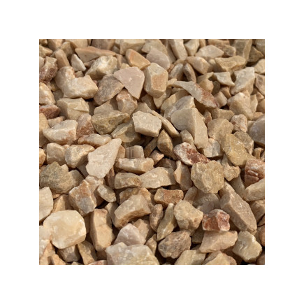 Galet Concassé marbre Rose de Valence - 6/10mm