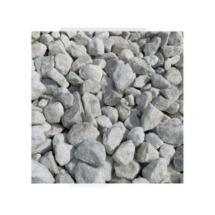 Galet Concassé marbre Blanc pur - 20/40mm
