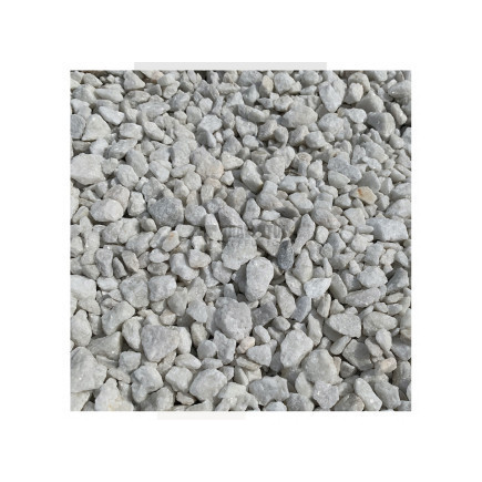 Galet Concassé marbre Blanc pur - 9/12mm