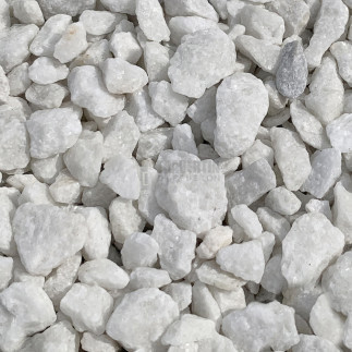 Galet Concassé marbre Blanc pur - 9/12mm